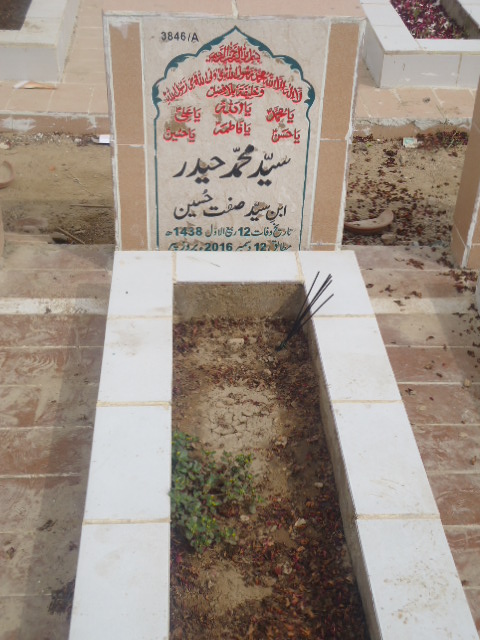 13846 – Syed Muhammad Haider