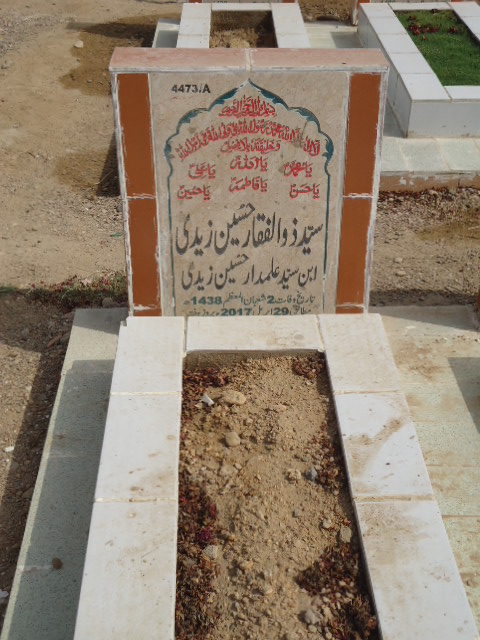 14473 – Syed Zulfiqar Hussain Zaidi