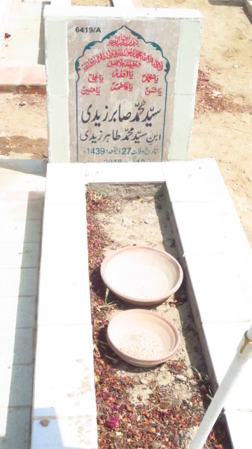 16419 – Syed Muhammad Sabir Zaidi