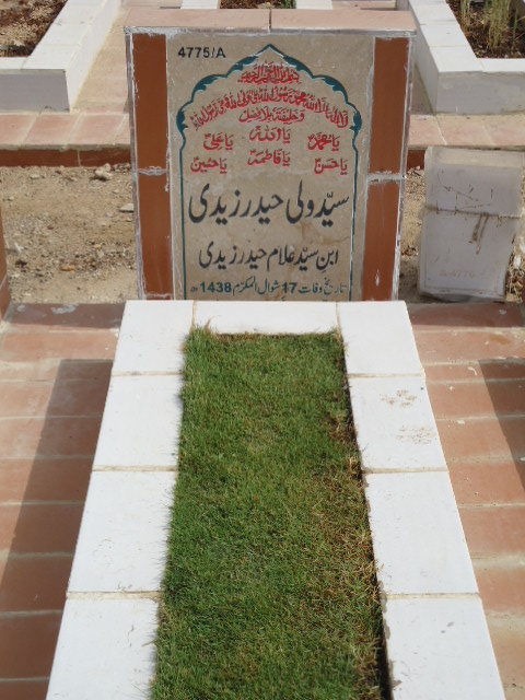 14775 – Syed Wali Haider Zaidi