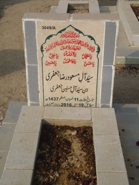 13049 – Syed Alay Masood Raza Jaffery