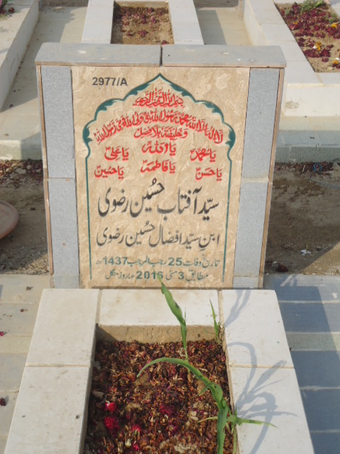 12977 – Syed Aftab Hussain Rizvi