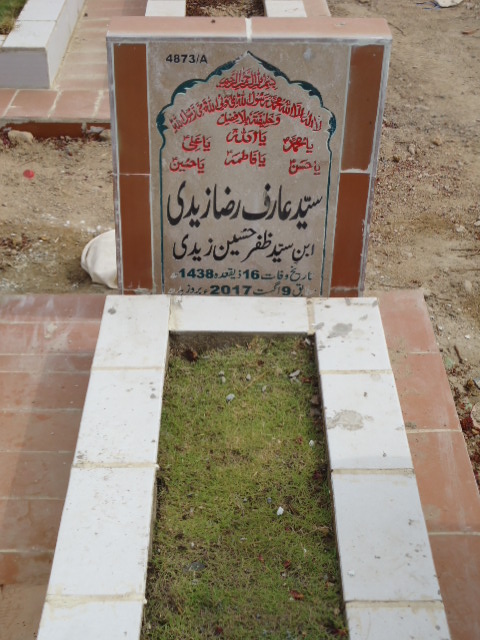 14873 – Syed Arif Raza Zaidi