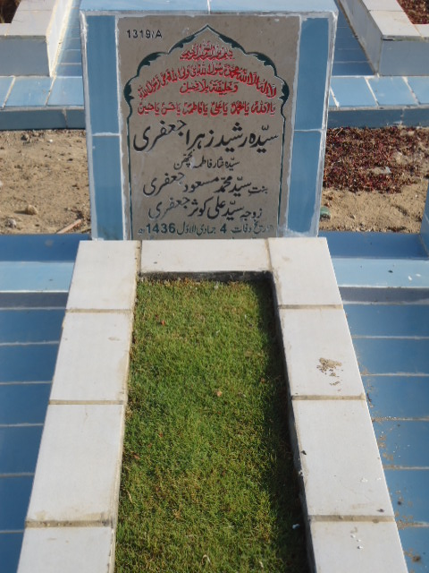 11319 – Syeda Rasheeda Zehra Jaffery
