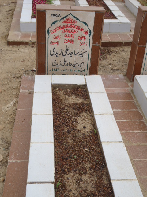 13360 – Syed Sajid Ali Zaidi