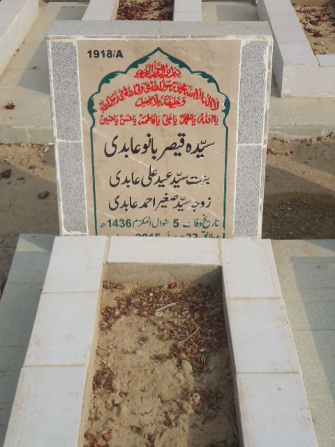 11918 – Syeda Qaisar Bano Abidi
