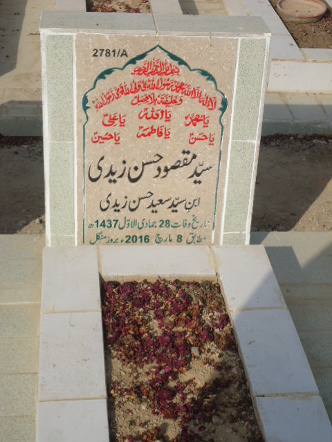 12781 – Syed Maqsood Hasan Zaidi