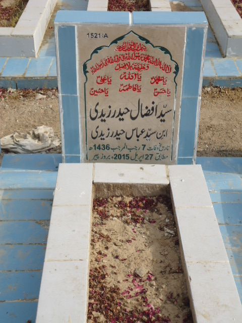 11521 – Syed Afzaal Haider Zaidi