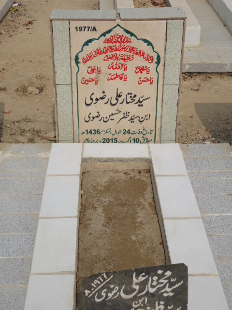 11977 – Syed Mukhtar Ali Rizvi