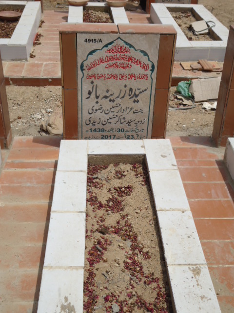 14915 – Syeda Zarina Bano