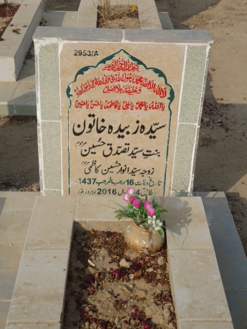 12953 – Syeda Zubaida Khatoon