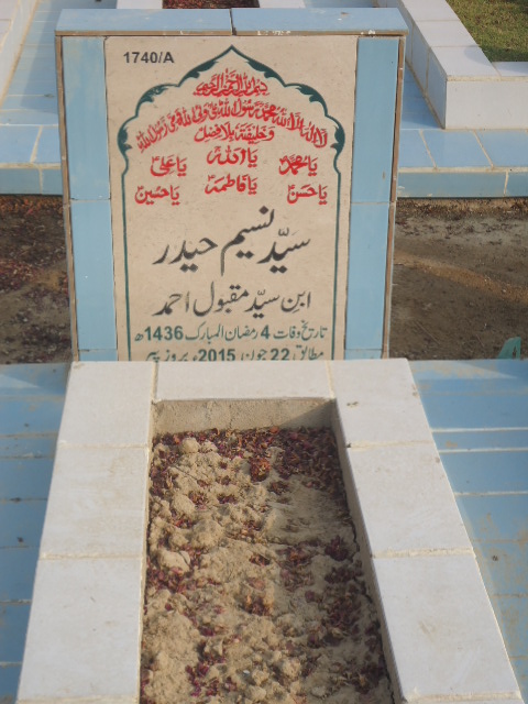 11740 – Syed Naseem Haider