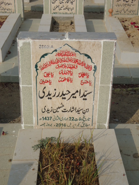 12860 – Syed Ameer Haider Zaidi