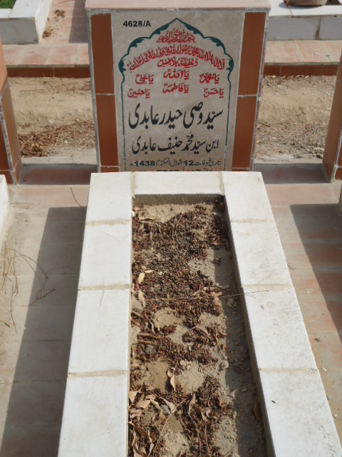 14628 – Syed Wasi Haider Abidi