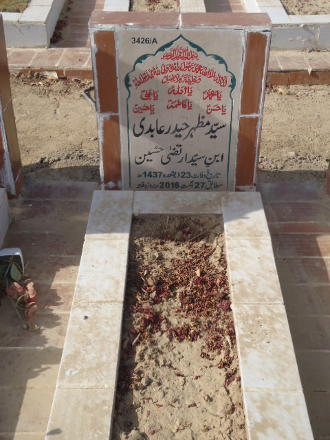 13426 – Syed Mazhar Haider Abidi