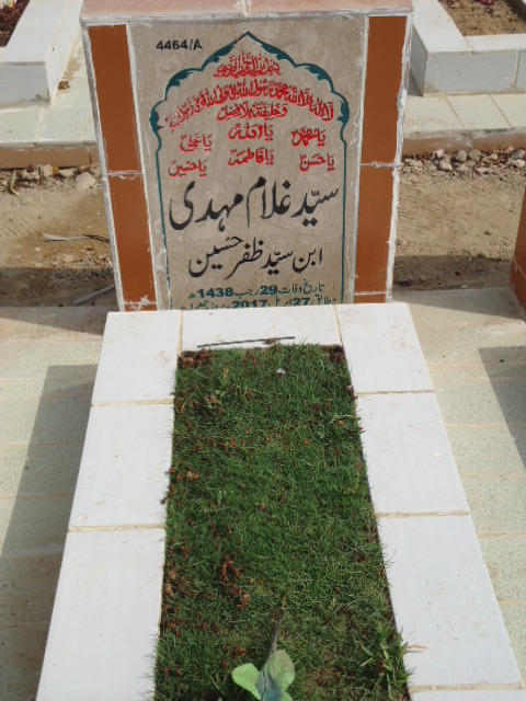 14464 – Syed Ghulam Mehdi