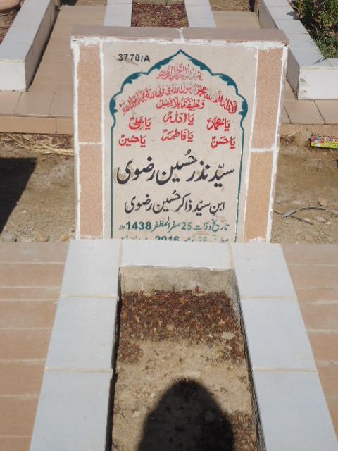 13770 – Syed Nazar Hussain Rizvi