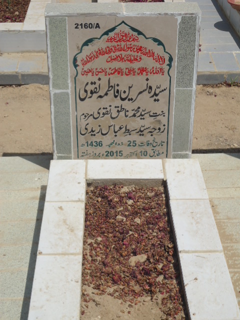 12160 – Syeda Nasreen Fatima Naqvi