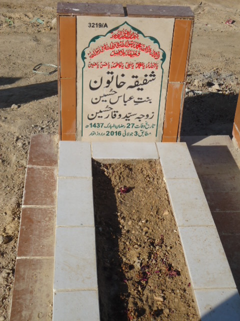 13219 – Shafiqa Khatoon