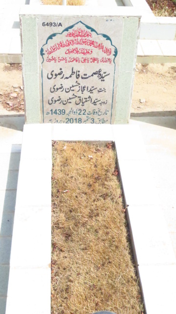 16493 – Syed Asmat Fatima Rizvi