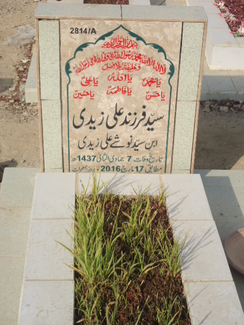 12814 – Syed Farzand Ali Zaidi