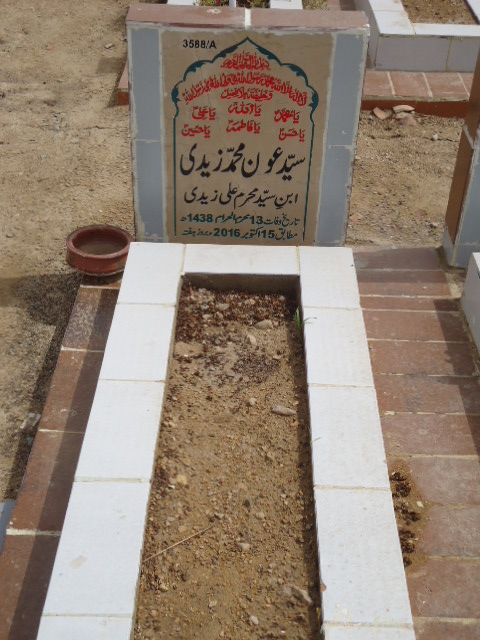 13588 – Syed Awn Muhammad Zaidi