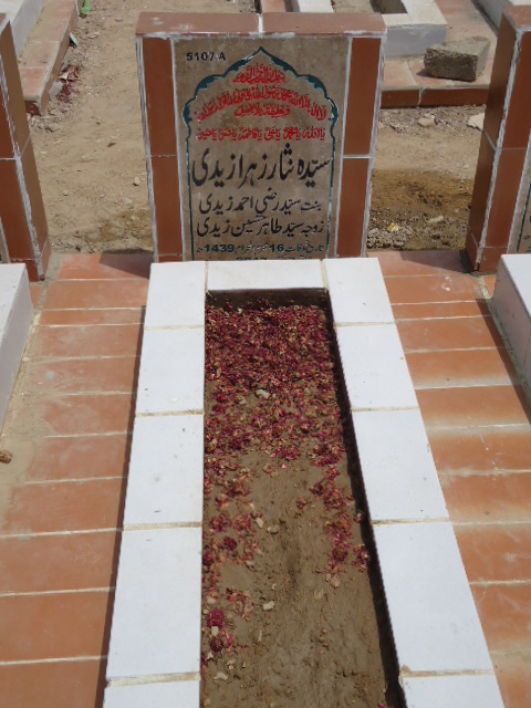 15107 – Syeda Nisar Zehra Zaidi