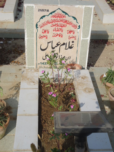 12607 – Ghulam Abbas