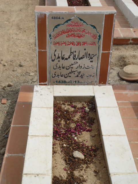 14864 – Syeda Ansar Fatima Abidi