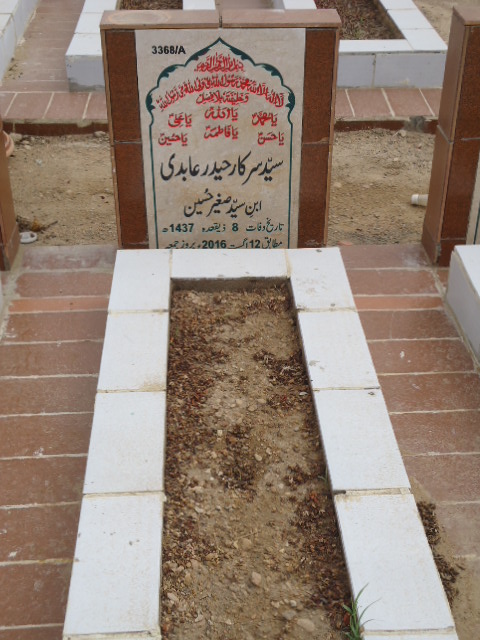 13368 – Syed Sarkar Haider Abidi