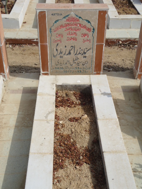 14272 – Syed Nazar Ahmed Zaidi
