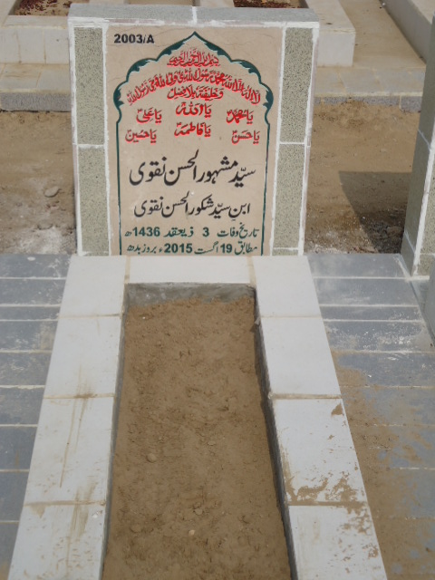 12003 – Syed Mashoor Ul Hasan Naqvi