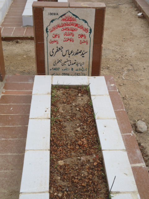 13369 – Syed Safdar Abbas Jaffery
