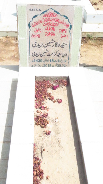 16477 – Syed Waqar Hussain Zaidi