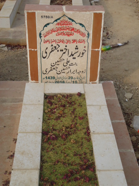 15750 – Khursheed Akhtar Jaffery
