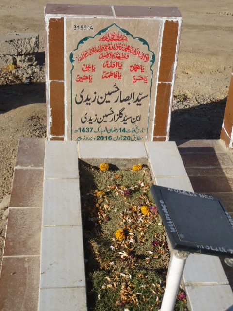 13159 – Syed Absar Hussain Zaidi