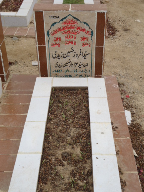 13522 – Syed Afroz Hussain Zaidi