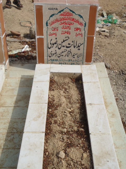 14307 – Syed Amanat Hussain Rizvi