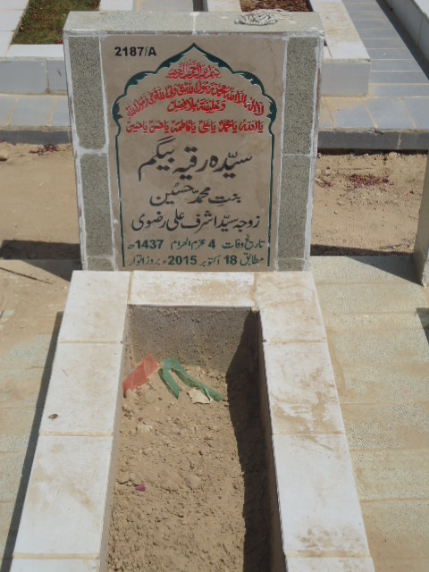 12187 – Syeda Rukaiya Begum