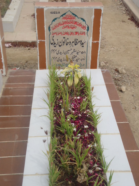 14023 – Syeda Muzahira Khatoon Zaidi