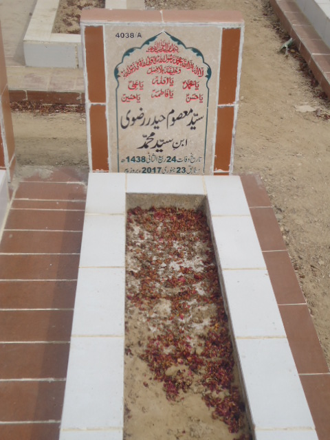 14038 – Syed Masoom Haider Rizvi