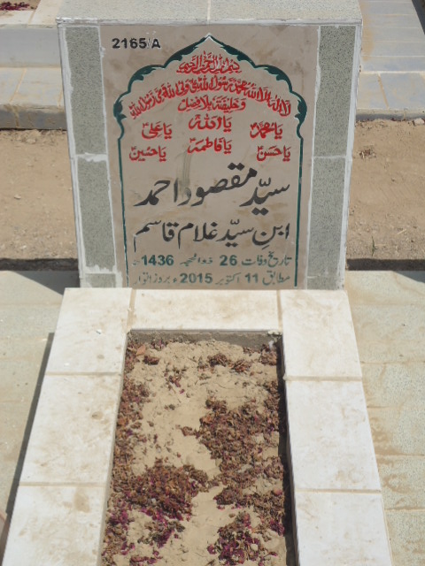 12165 – Syed Maqsood Ahmed