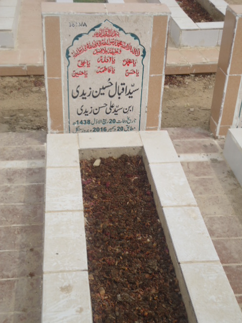 13873 – Syed Iqbal Hussain zaidi