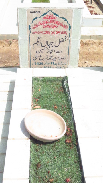 16463 – Fazal Jahan Begum