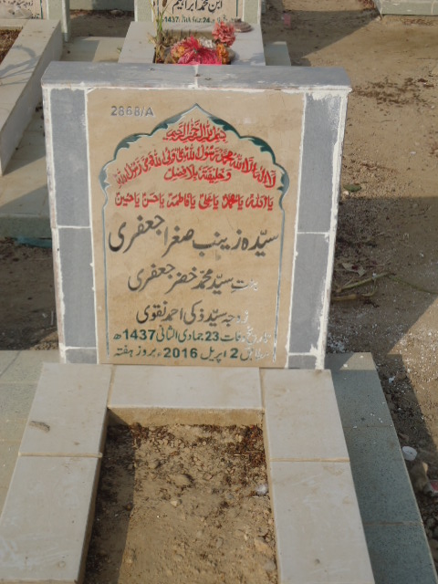 12868 – Syeda Zainab Sughra Jaffery