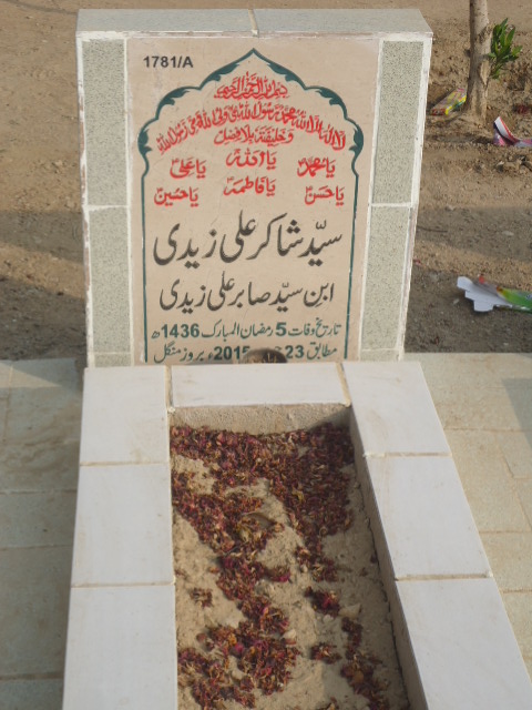 11781 – Syed Shakir Ali Zaidi