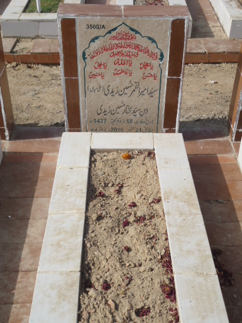 13500 – Syed Ameer Ul Qamar Hussain Zaidi